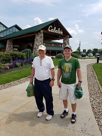 Vince at Cabelas